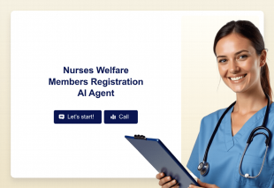 Nurses Welfare Members Registration AI Agent Template Thumbnail