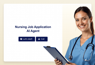 Nursing Job Application AI Agent Template Thumbnail