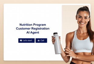 Nutrition Program Customer Registration AI Agent Template Thumbnail