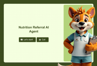 Nutrition Referral AI Agent Template Thumbnail
