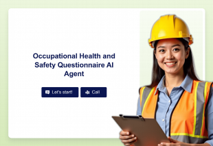 Occupational Health and Safety Questionnaire AI Agent Template Thumbnail