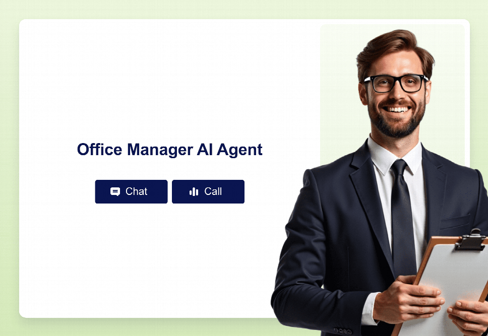 Office Manager AI Agent Template | Jotform
