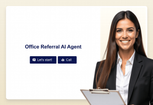 Office Referral AI Agent Template Thumbnail