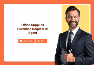 Office Supplies Purchase Request AI Agent Template Thumbnail