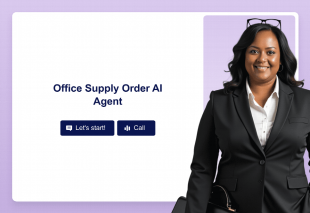 Office Supply Order AI Agent Template Thumbnail