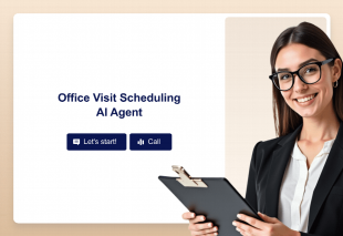Office Visit Scheduling AI Agent Template Thumbnail