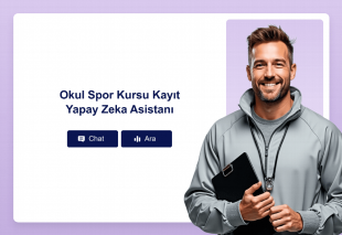 Okul Spor Kursu Kayıt Yapay Zeka Asistanı Thumbnail