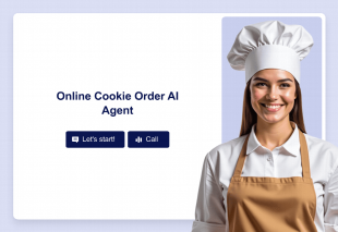 Online Cookie Order AI Agent Template Thumbnail