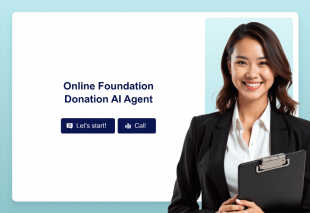 Online Foundation Donation AI Agent Template Thumbnail