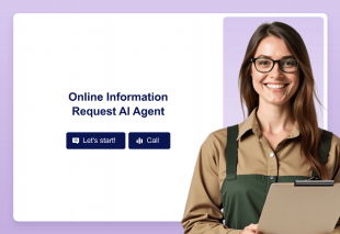 Online Information Request AI Agent Template Thumbnail