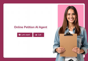Online Petition AI Agent Template Thumbnail