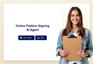 Online Petition Signing AI Agent Template Thumbnail