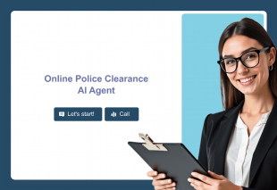 Online Police Clearance AI Agent Template Thumbnail