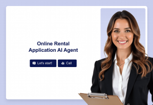 Online Rental Application AI Agent Template Thumbnail