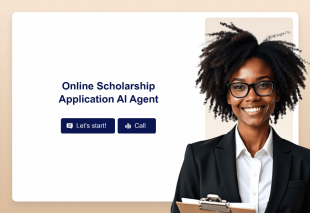 Online Scholarship Application AI Agent Template Thumbnail