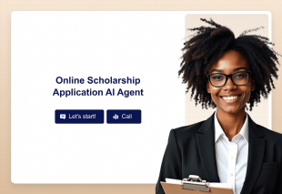 Online Scholarship Application AI Agent Template Thumbnail