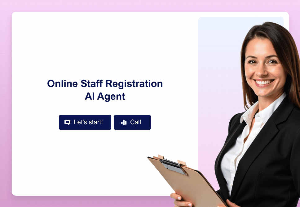 Online Staff Registration Virtual Coordinator Template Jotform