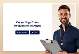 Online Yoga Class Registration AI Agent Template Thumbnail