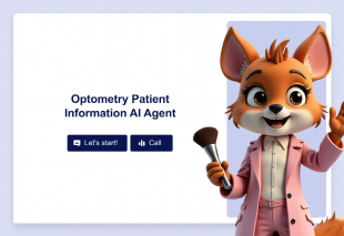 Optometry Patient Information AI Agent Template Thumbnail