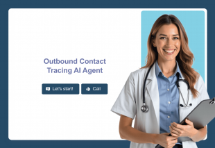 Outbound Contact Tracing AI Agent Template Thumbnail