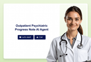 Outpatient Psychiatric Progress Note AI Agent Template Thumbnail