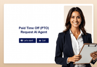 Paid Time Off (PTO) Request AI Agent Template Thumbnail
