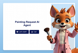 Painting Request AI Agent Template Thumbnail