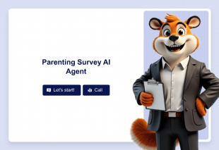 Parenting Survey AI Agent Template Thumbnail