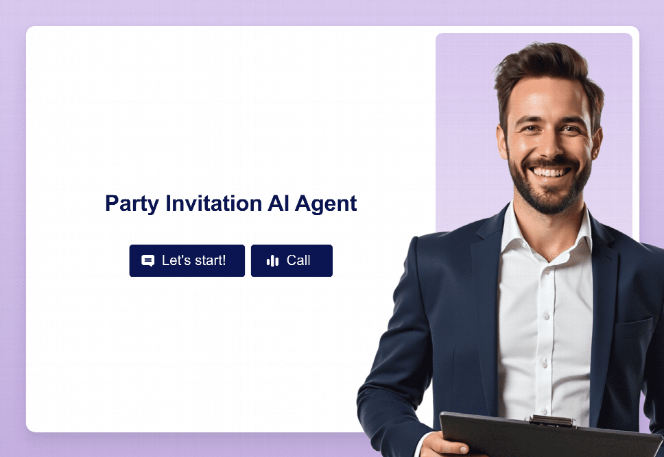 Party Invitation AI Agent Template | Jotform