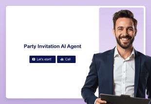 Party Invitation AI Agent Template Thumbnail