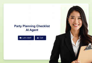 Party Planning Checklist AI Agent Template Thumbnail