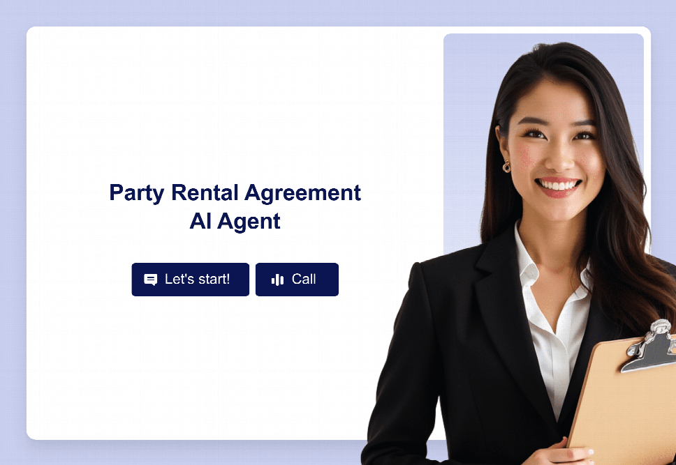 Party Rental AI Agent Template | Jotform