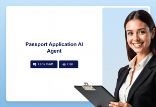 Passport Application AI Agent Template Thumbnail