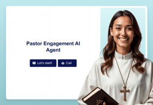 Pastor Engagement AI Agent Template Thumbnail