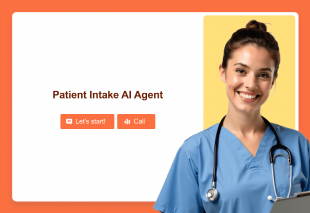 Patient Intake AI Agent Template Thumbnail