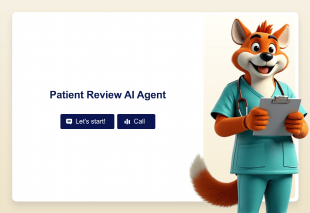 Patient Review AI Agent Template Thumbnail