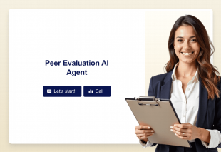 Peer Evaluation AI Agent Template Thumbnail