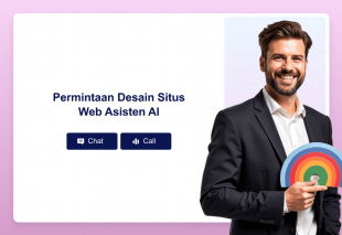 Permintaan Desain Situs Web Asisten AI Thumbnail