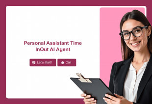 Personal Assistant Time InOut AI Agent Template Thumbnail