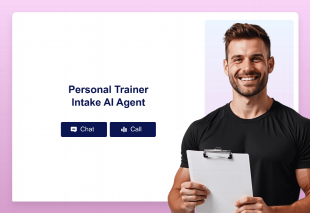Personal Trainer Intake AI Agent Template Thumbnail