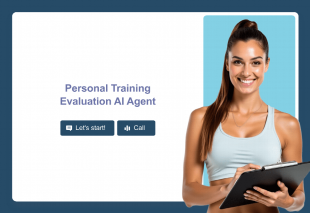 Personal Training Evaluation AI Agent Template Thumbnail