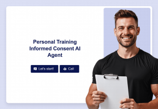 Personal Training Informed Consent AI Agent Template Thumbnail