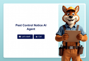 Pest Control Notice AI Agent Template Thumbnail