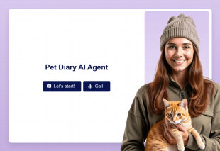 Pet Diary AI Agent Template Thumbnail