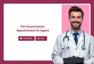 Pet Examination Appointment AI Agent Template Thumbnail