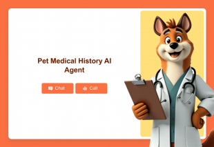 Pet Medical History AI Agent Template Thumbnail