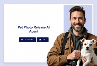 Pet Photo Release AI Agent Template Thumbnail