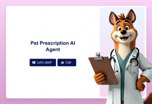Pet Prescription AI Agent Template Thumbnail