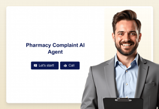 Pharmacy Complaint AI Agent Template Thumbnail