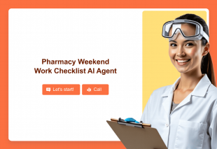 Pharmacy Weekend Work Checklist AI Agent Template Thumbnail